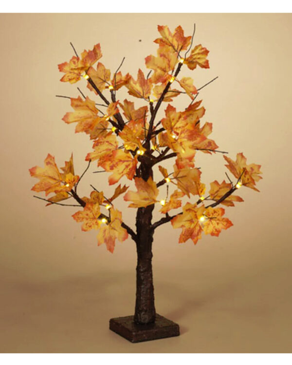 Leuchtender Herbst Baum 60cm  Halloween Deko