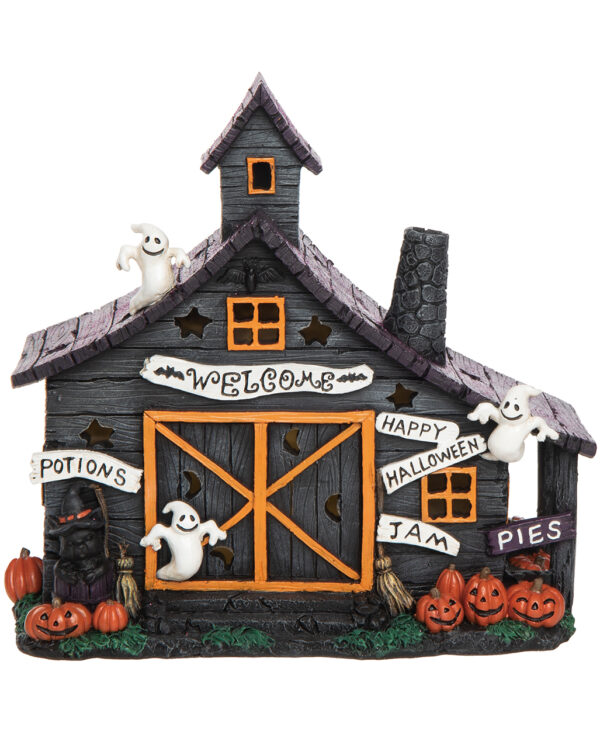 Leuchtendes Haunted Home 28cm ➔ Halloween Dekoration