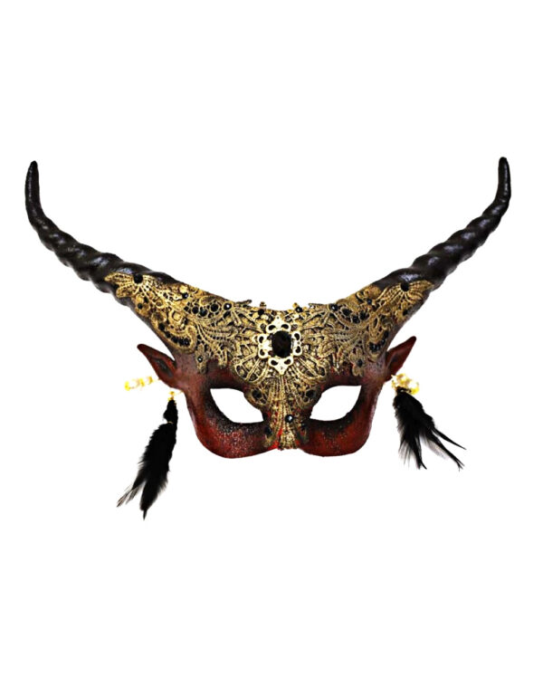 Lord of the Darkness Teufels Halbmaske ➤ kaufen