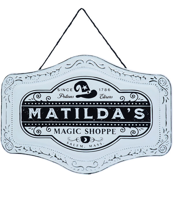 Matilda's Magic Shoppe Zinn Dekoschild 37cm kaufen