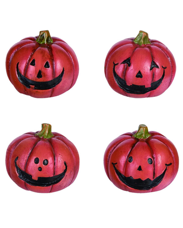 Mini Halloween Kürbis Dekofigur 3cm  Tischdeko