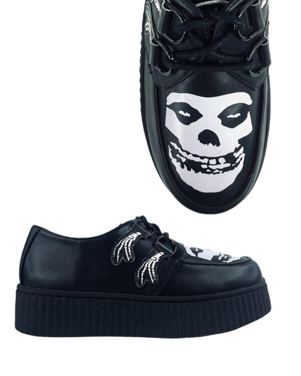 Misfits Skull Black Creepers Schuhe ordern 40