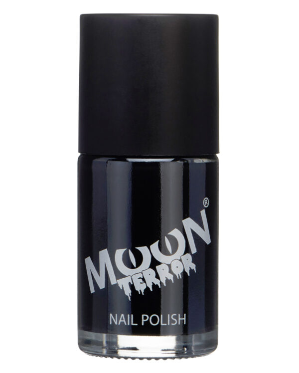 Moon Terror Halloween Nagellack Mitternacht Schwarz als Halloween