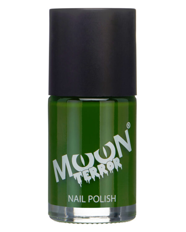 Moon Terror Halloween Nagellack Zombie Grün als Hallloween Make-up