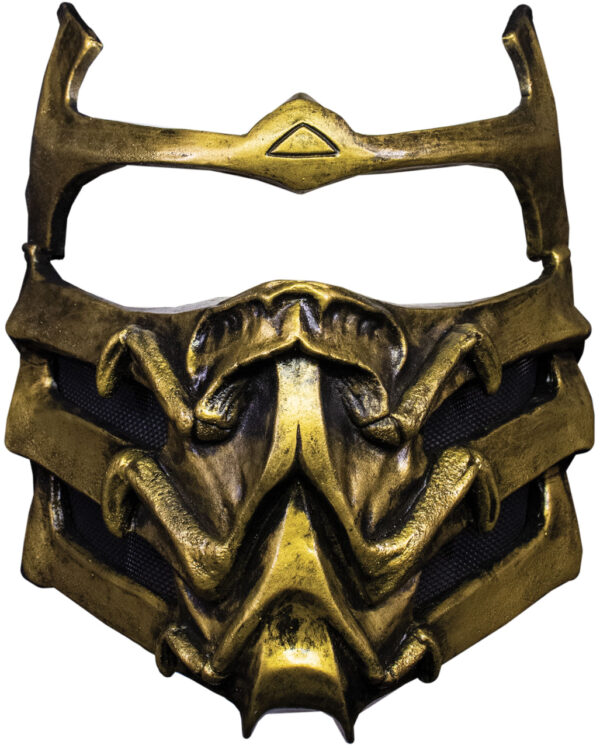 Mortal Kombat Scorpion Maske  Kampfspiel Merch