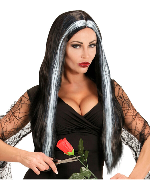 Mortisia Halloween Perücke online bestellen