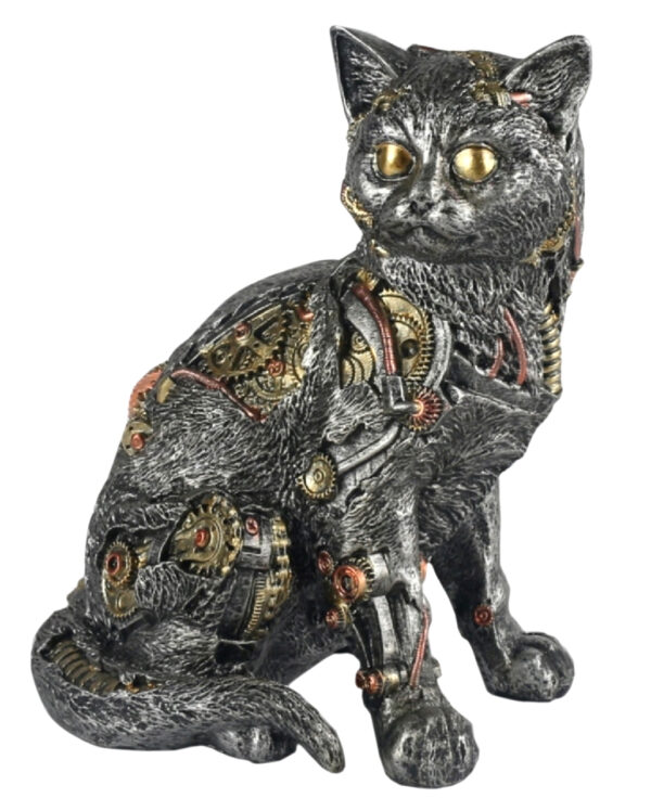 Neofuturistische Steampunk Katze 20cm  HIER online kaufen!