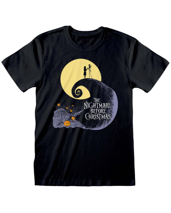 The Nightmare Before Christmas Silhouette T-Shirt ✚ XXL