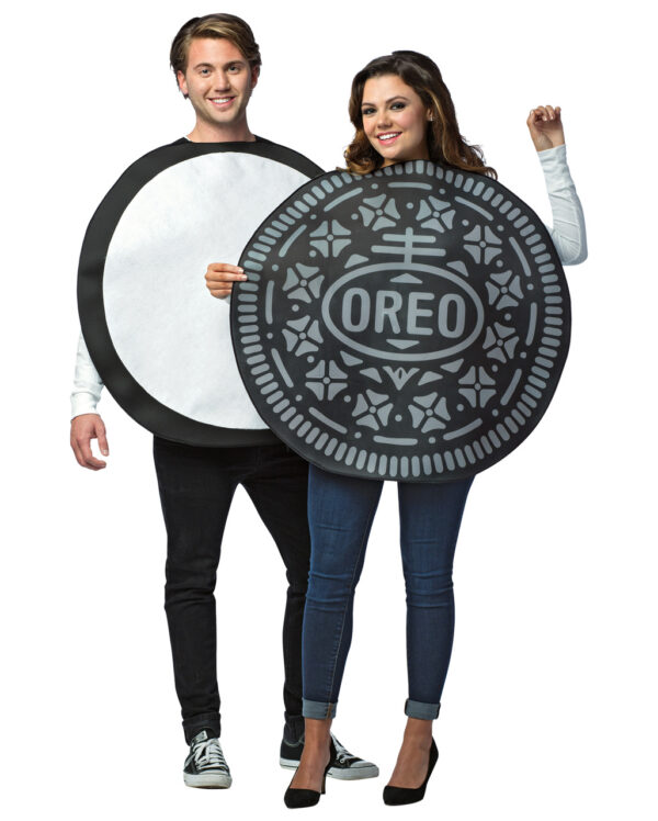 Oreo Keks Partnerkostüm für Karneval kaufen