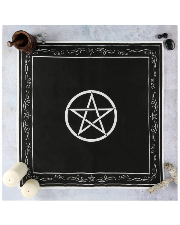 Pentagram Wicca Altar-Tuch 70x70 cm ordern