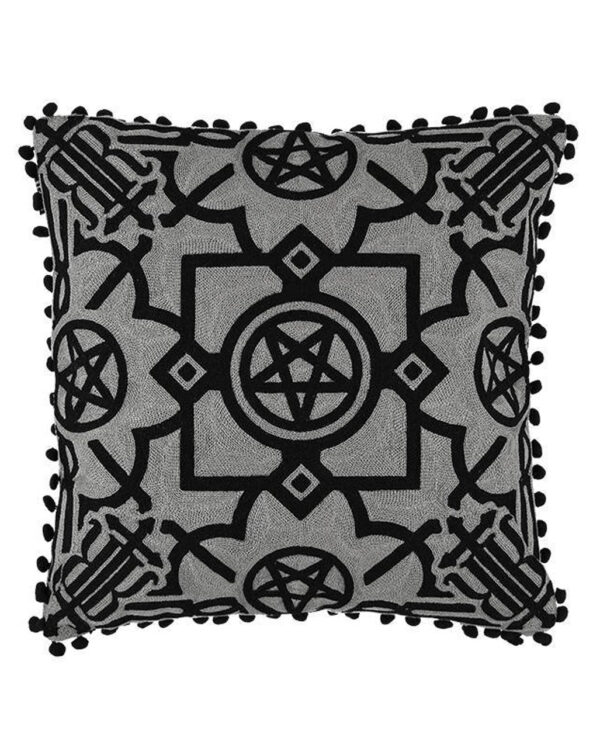 Pentagramm Kissenbezug Blair Gray 45x45cm als Geschenkartikel