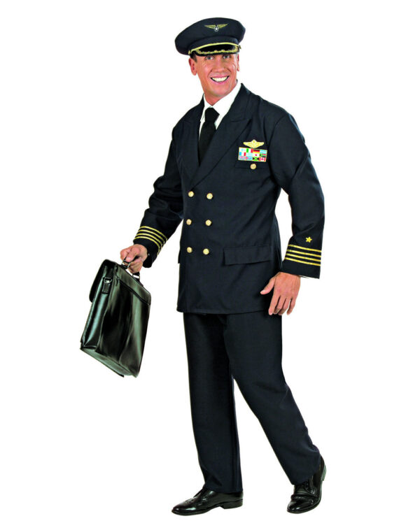 Piloten Uniform Kostüm  Berufskostüme kaufen XXL