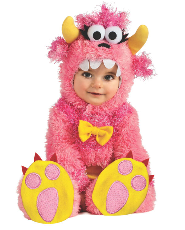 Pink Mini Monster Babykostüm für Halloween M