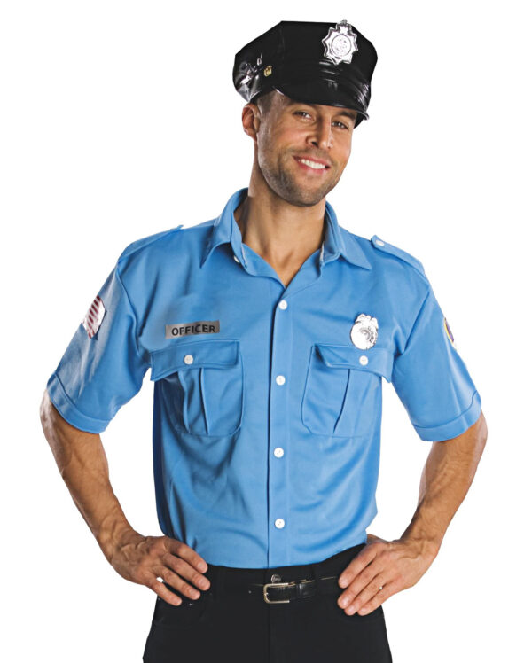 Police Officer Herrenkostüm  Uniform Kostüm One Size