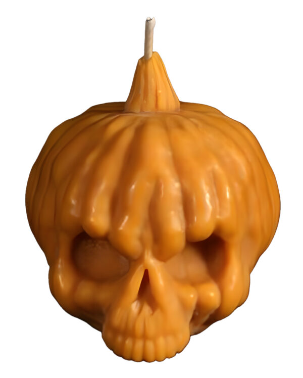 Pumpkin Totenkopf Kerze 7,5cm als Geschenkartikel