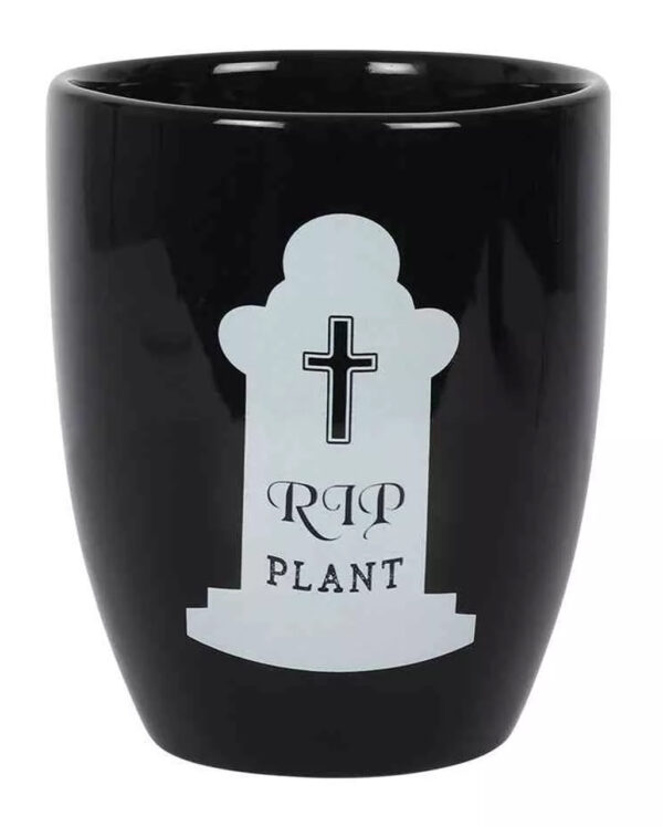 R.I.P. Gothic Blumentopf 14cm  Gothic Wohndeko