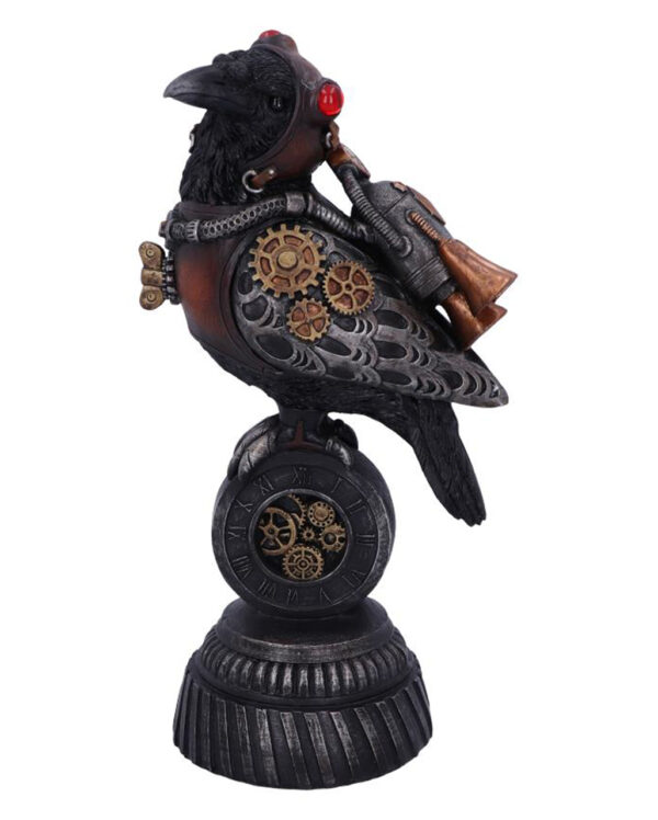 Rivet Raven Steampunk Figur 24cm als Dekoration