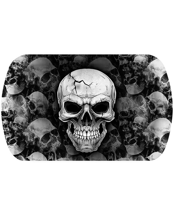 Scary Skull Tablett 39cm  Halloween Tischdeko