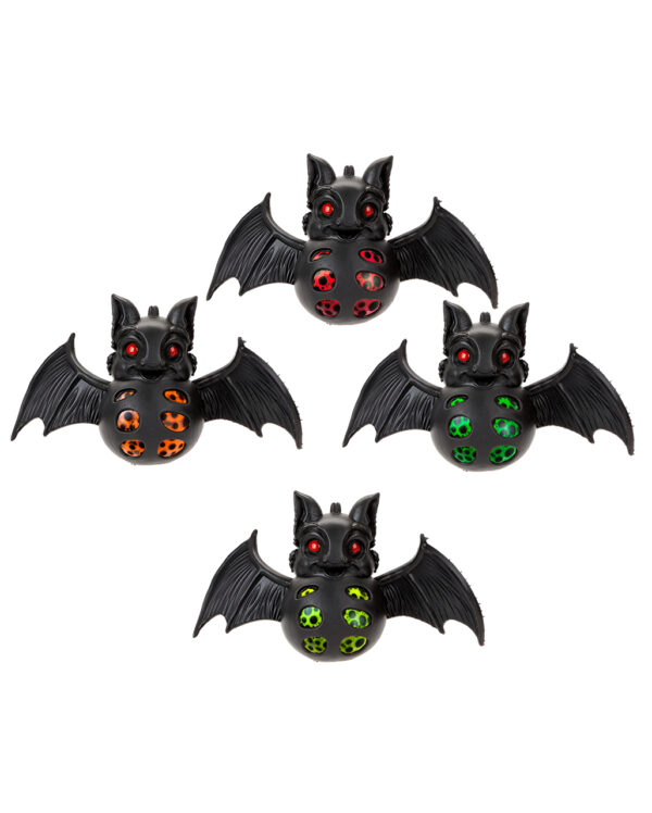 Schwarze Fledermaus mit Squishy Schleimkörper als Geschenkidee