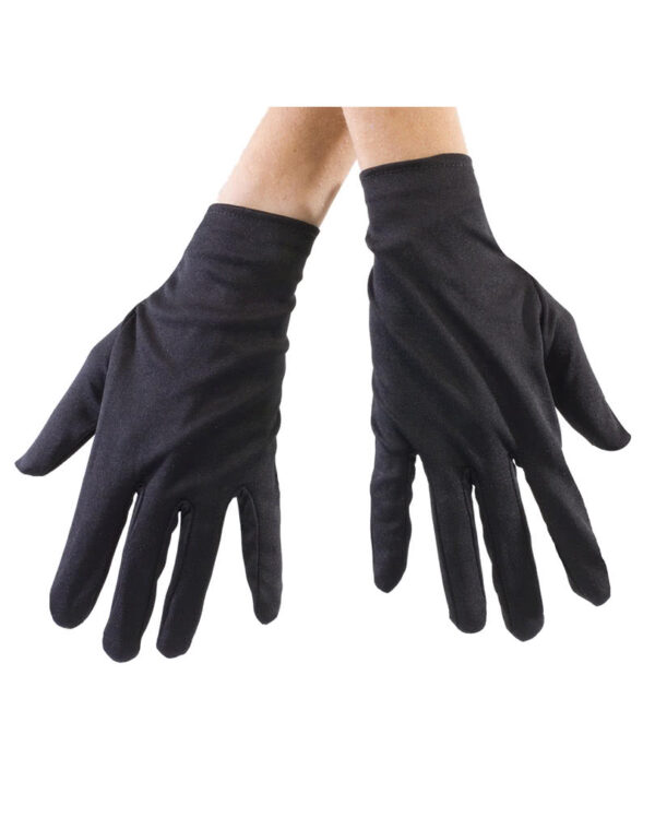 Schwarze Stoff Handschuhe   Kostümhandschuhe günstig kaufen