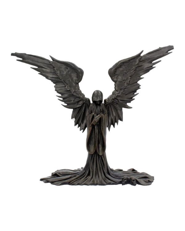 Schwarzer Schattenengel Figur  Gothic Deko