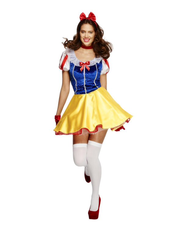 Sexy Schneewittchen Kostüm mit Petticoat für Halloween L