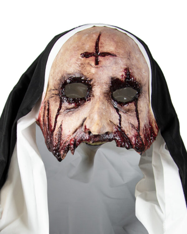 Silent Nun Horror Maske für Halloween