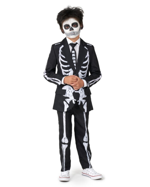 Skeleton Grunge Anzug für Kinder - Suitmeister ★ XL