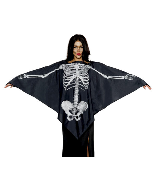 Skelett Kostüm Poncho  Halloween Kostüme kaufen