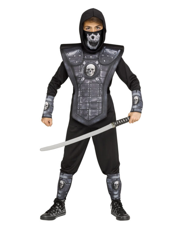 Skull Ninja Kinder Kostüm für kleine Krieger L