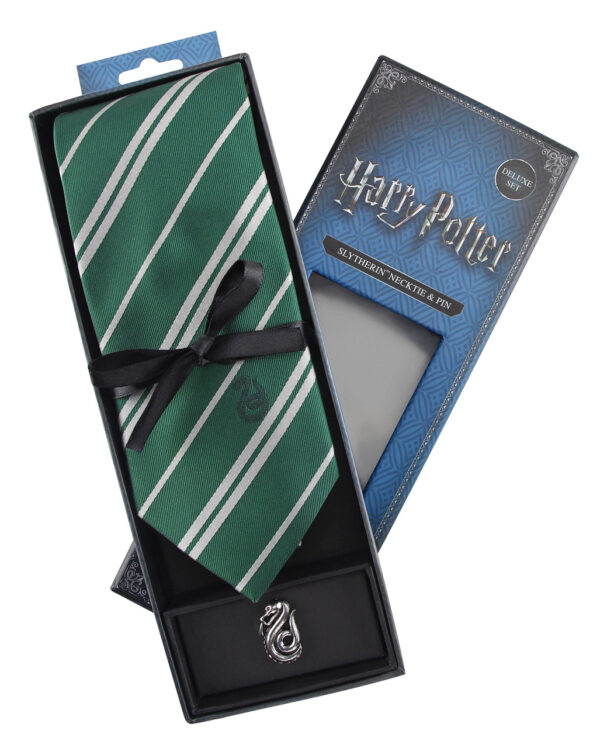 Harry Potter Slytherin Krawatte mit Pin kaufen