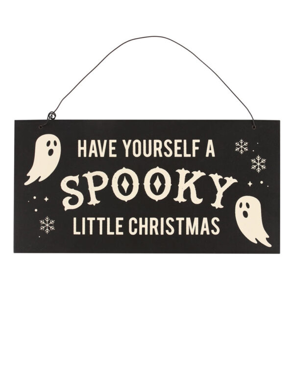 Spooky Little Christmas Hängeschild ➤ Gothic Deko