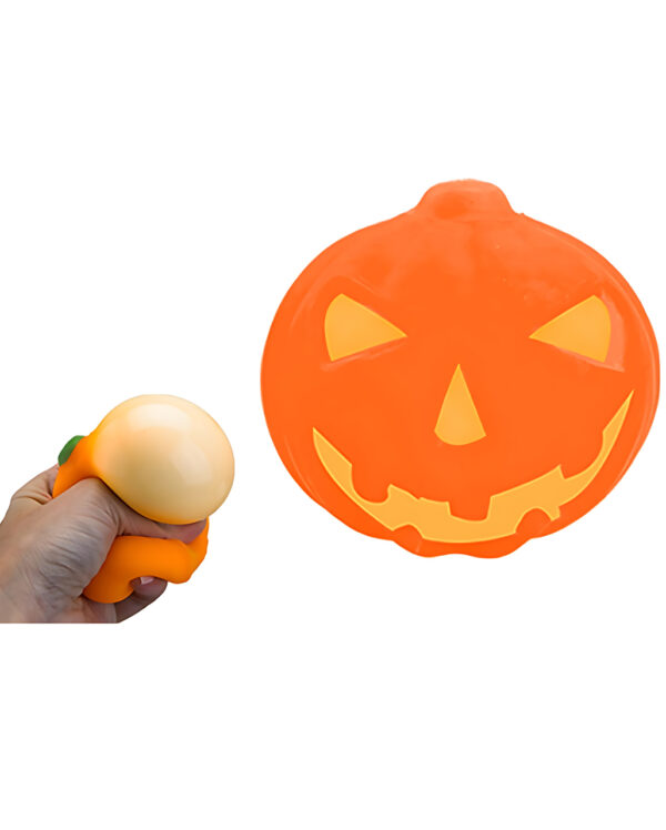 Squishy Halloween Kürbis als Stressball als Halloween Scherzartikel