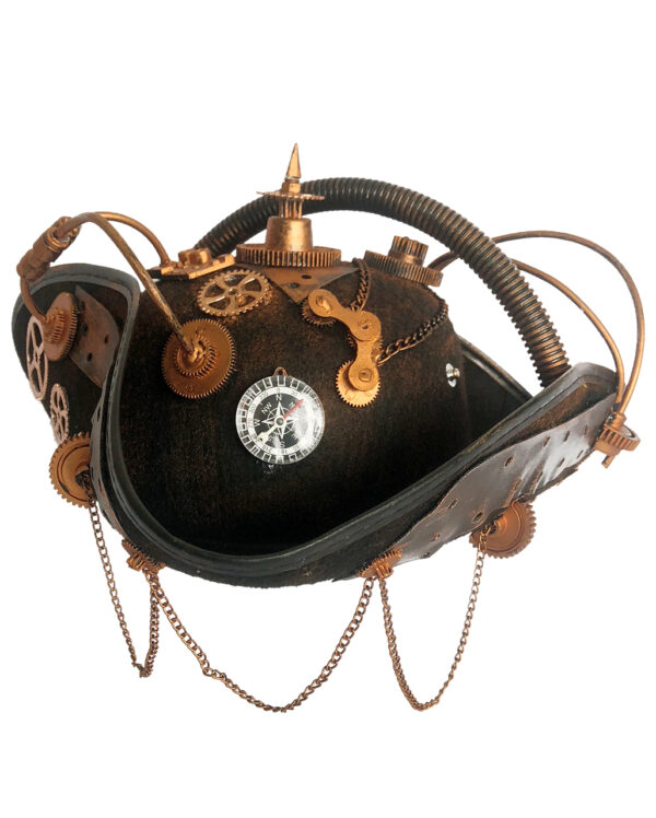 Steampunk Dreispitz Piratenhut Nautilus aus Filz ★