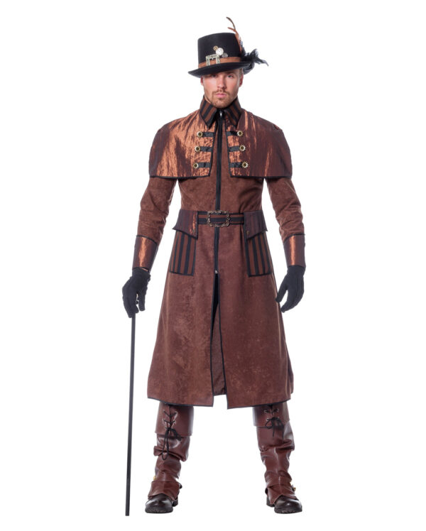 Steampunk Herren Kostüm Deluxe für Fasching 60