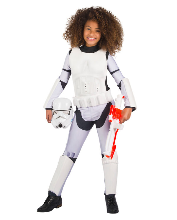 Stormtrooper Mädchenkostüm  Star Wars Kinderkostüm M