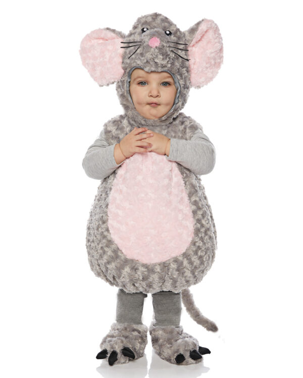 Süße Maus Kleinkinderkostüm für Fasching XL