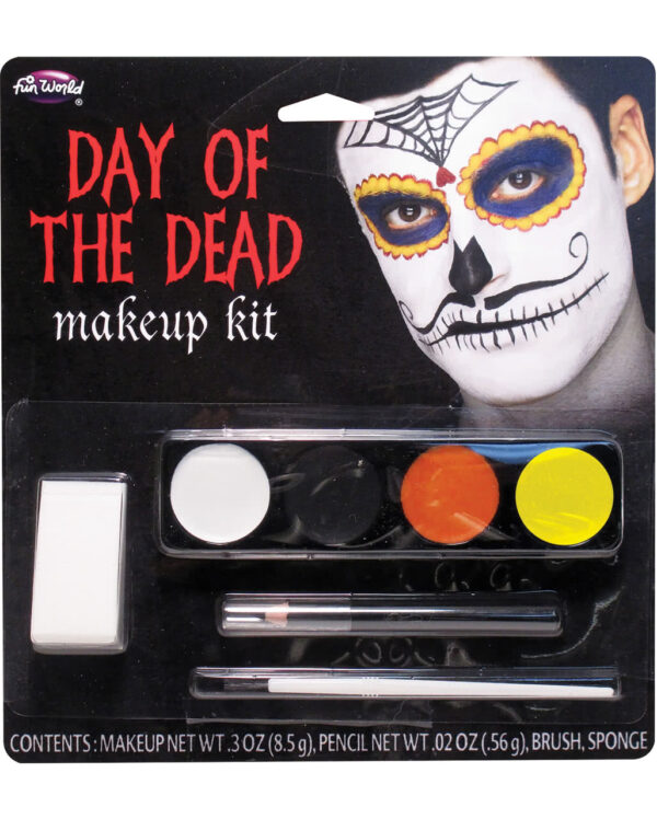 Day of the Dead Mustache Man Make-up für Halloween