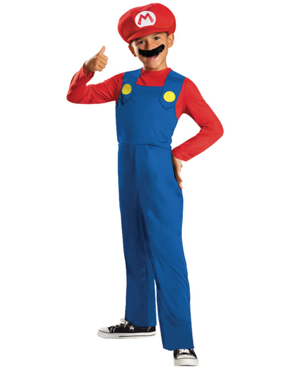 Super Mario Kostüm für Kinder für Fasching bestellen L