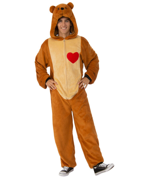 Teddybär mit Herz Kostüm Unisex für Fasching L-XL