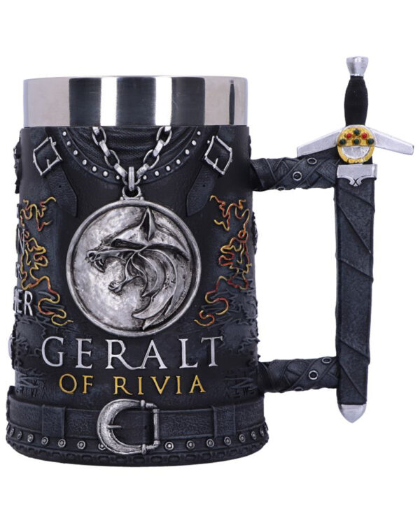 The Witcher Geralt of Rivia Krug 15,5cm ★ Hexer Merch