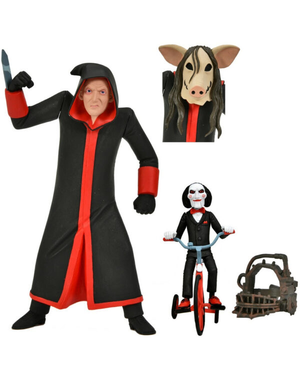 Toony Terrors: SAW - Jigsaw & Billy Actionfiguren Set 15cm  NECA