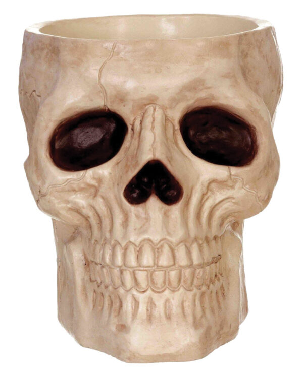 Totenkopf Bonbonschüssel für Halloween kaufen