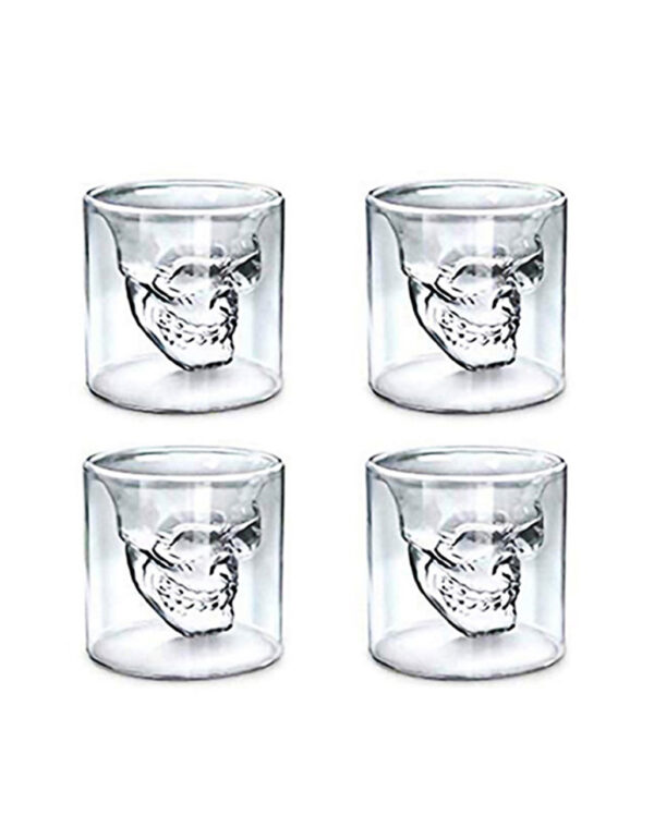 Totenkopf Schnapsgläser 4er Set 25ml online kaufen