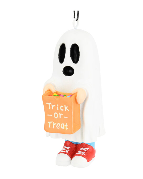 Trick or Treat Geist Weihnachtskugel 8,9cm