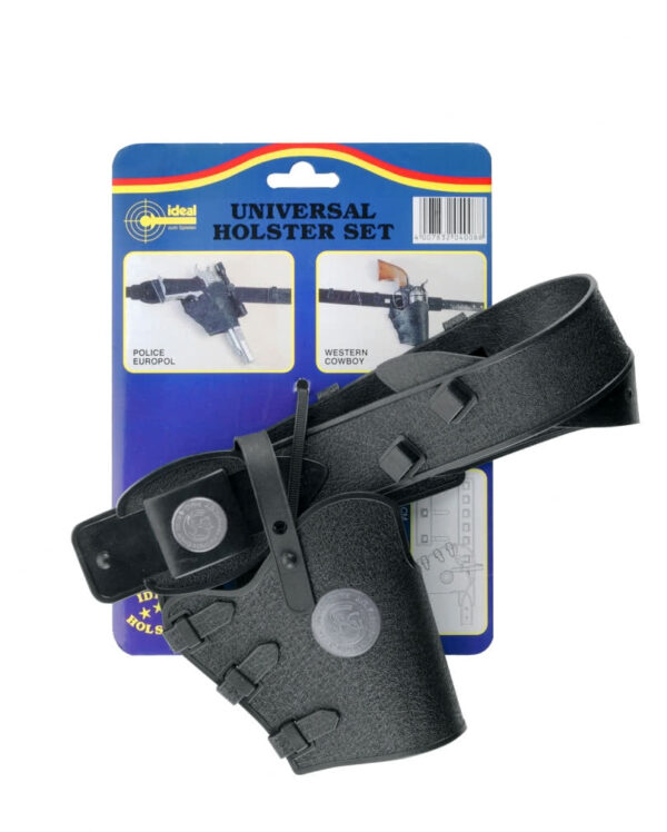 Universal Holster Set Schwarz Kostümzubehör