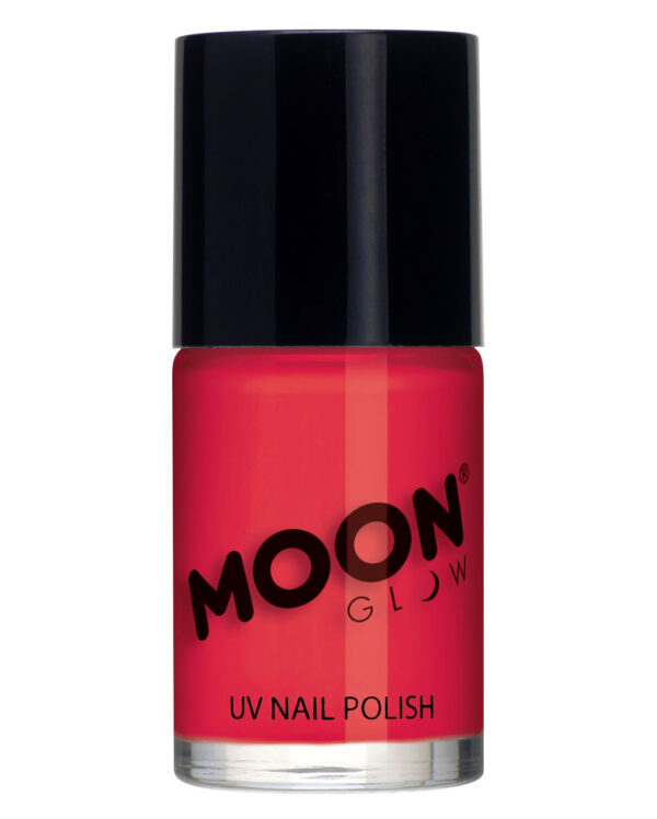 UV Nagellack Neon Rot als Halloween Make-up Zubehör