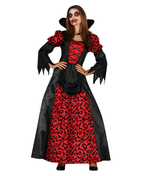 Vampiressa Damenkostüm für Fasching & Halloween XL