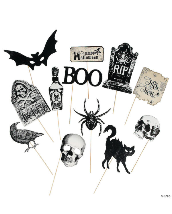 Vintage Halloween Photo Sticks 12 St. online shoppen