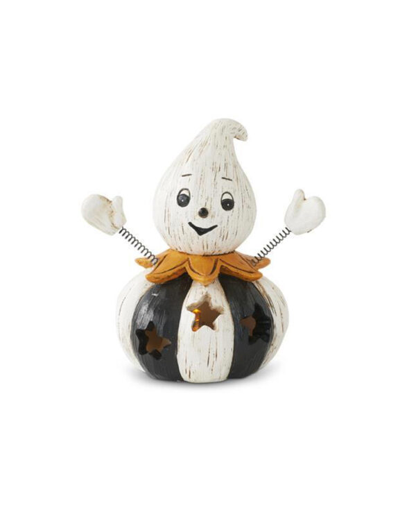 Vintage Halloween Pumpkin Geist LED Figur 10cm kaufen